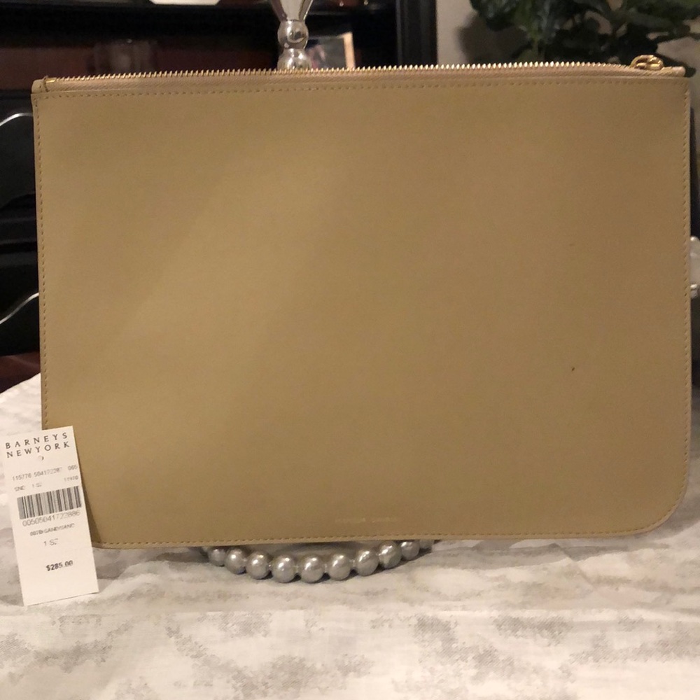 Mansur gavriel clutch in sand